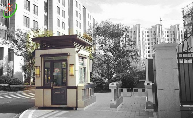 真石漆保安崗亭 真石漆保安崗亭