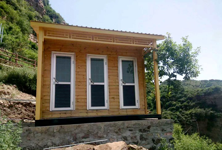 東太行景區可拆裝式無水打包移動廁所